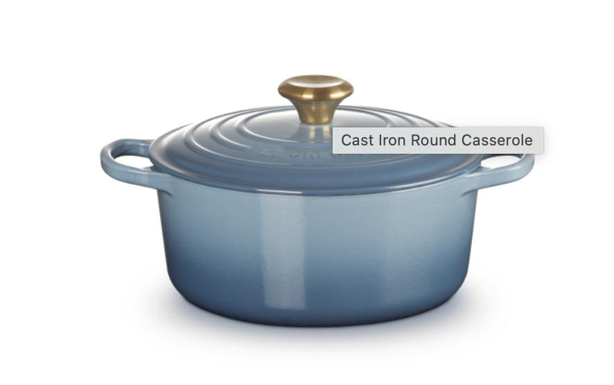 Cast Iron Casserole Pot